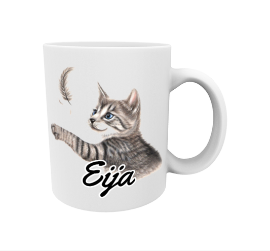 Eija / Harmaa Kissa ja Sulka -Muki