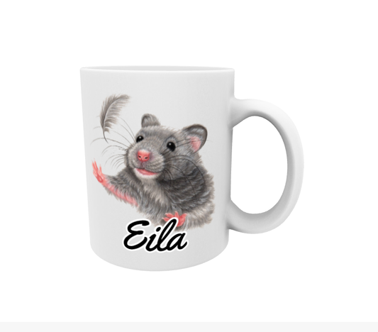 Eila / Mouse and Feather Mug