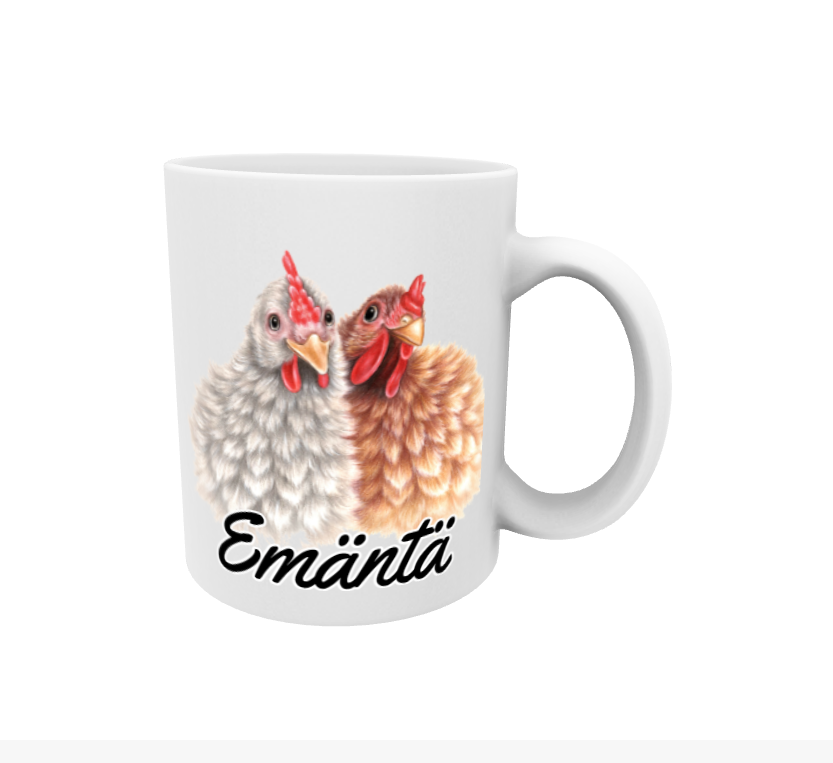 Emäntä / Kanapari -Muki
