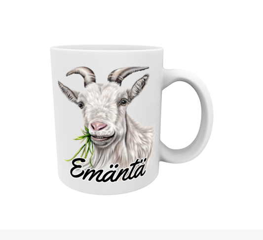 Mugg med härskarinna/get