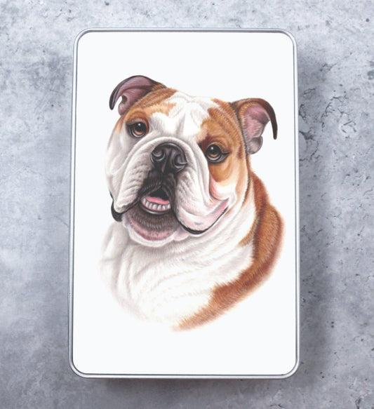 English Bulldog Tin Box (Dog Breeds)