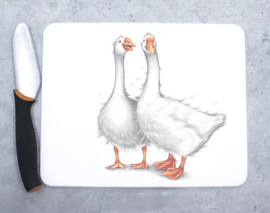 Pair of Geese -Cutting Board (Bird)