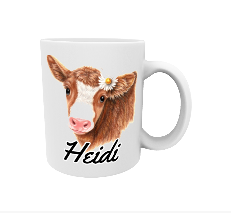 Heidi / Ruskea Lehmä -Muki