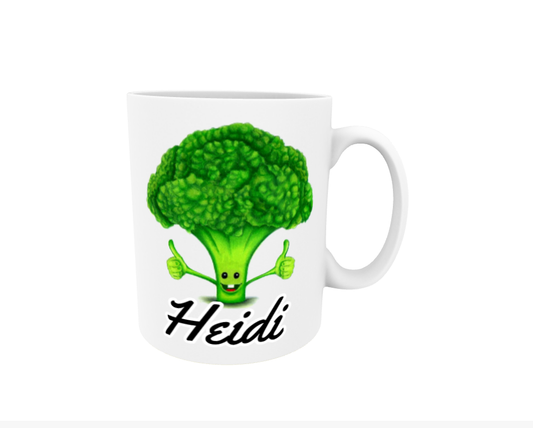 Heidi / Asparagus - Name Mug