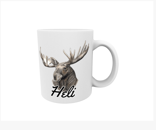 Heli / Hjort - Namnmugg