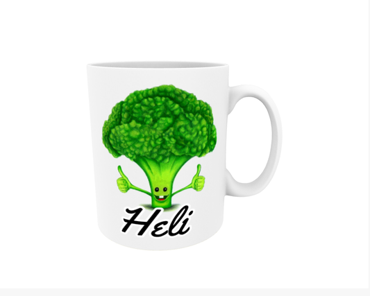Heli / Asparagus - Name Mug