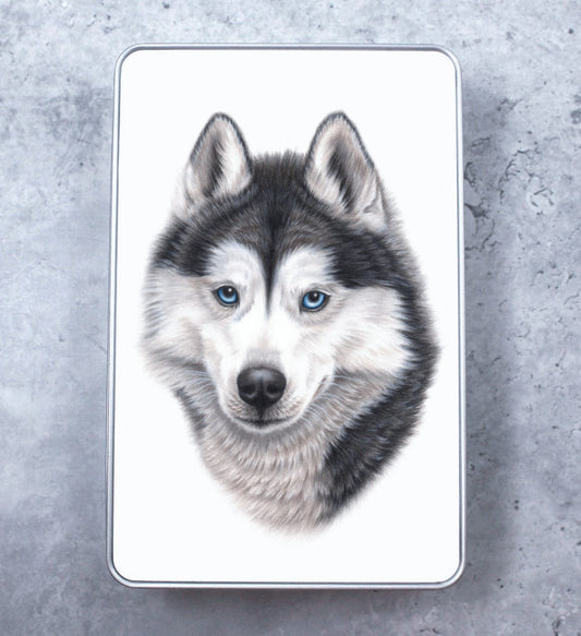 Husky Tin Box (Dog Breeds)