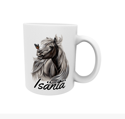 Host / Horse and Butterfly Mug