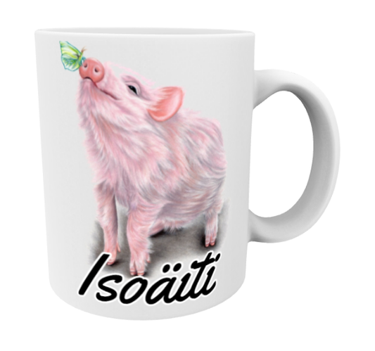 Mormor / Gris och Fjäril Mugg