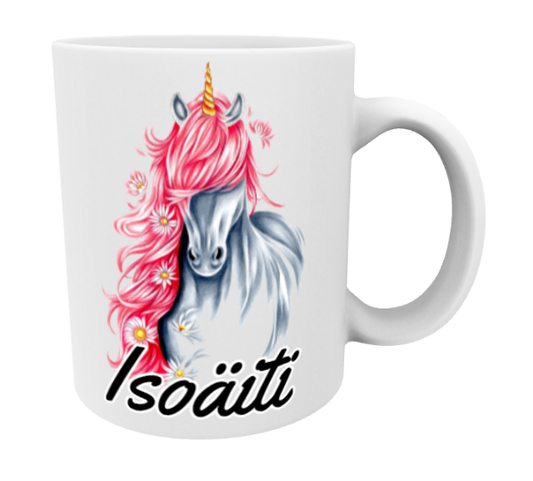 Mormor / Enhörning Rosa Mugg