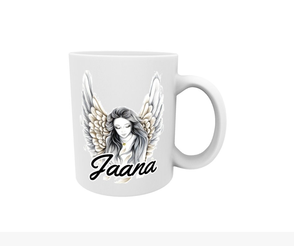 Jaana / Angel - Name Mug