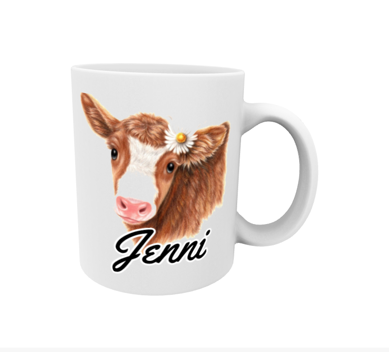 Jenni / Ruskea Lehmä -Muki