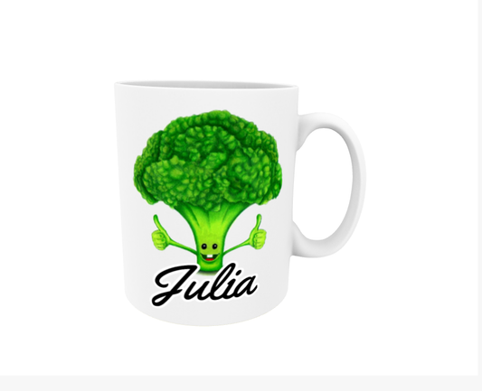 Julia / Asparagus - Name Mug