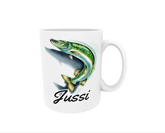 Jussi / Pike - Name mug