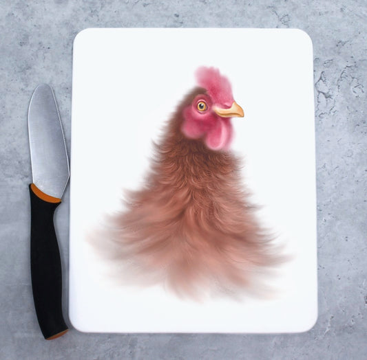 Chicken Brown -Cutting Board