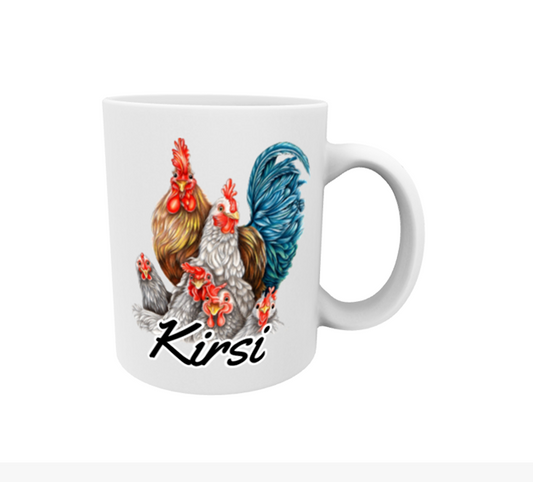 Cherry / Chicken Family Mug