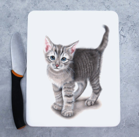 Grå kattunge skärbräda (kattraser)