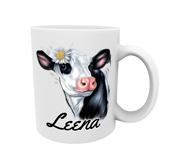 Leena / Mustavalkoinen Lehmä -Muki