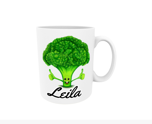 Leila / Asparagus - Name Mug
