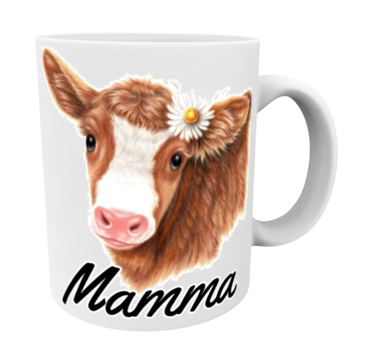 Mamma / Ko Brun Mugg