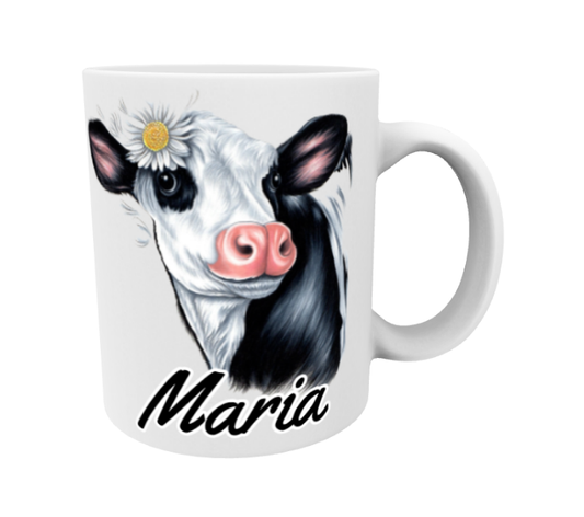 Maria / Lehmä Mustavalkoinen -Muki