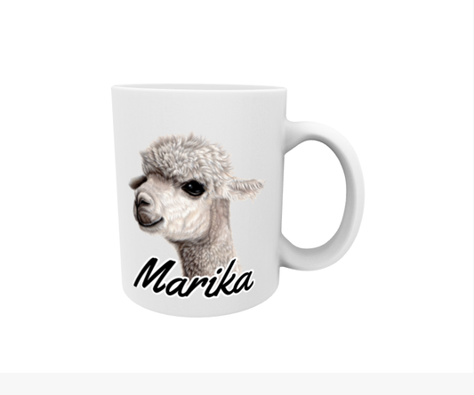 Marika / Alpaca / Lama - Namnmugg