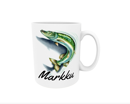 Markku / Gädda - Namnmugg