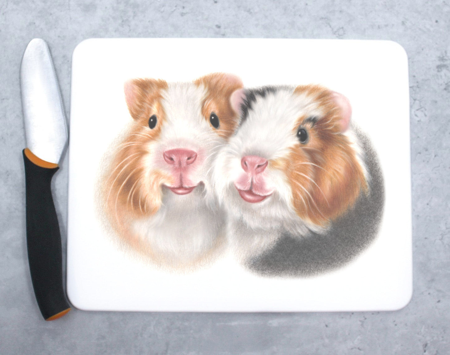 Guinea Pig Pair -Cutting Board