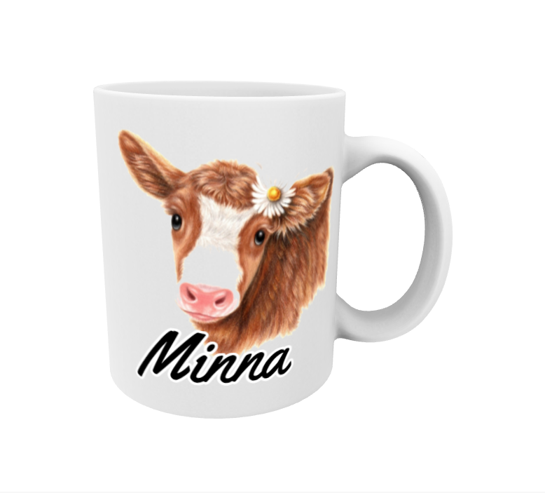 Minna / Ruskea Lehmä -Muki