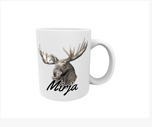 Mirja / Hjort - Namnmugg