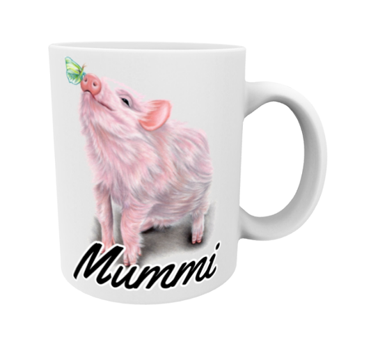 Mummi / Possu ja Perhonen -Muki