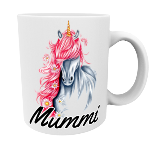 Mormor/Enhörning Rosa Mugg