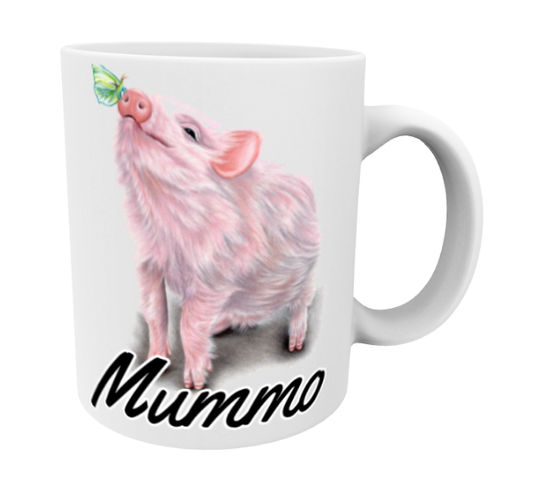 Mormor / Gris och Fjäril Mugg