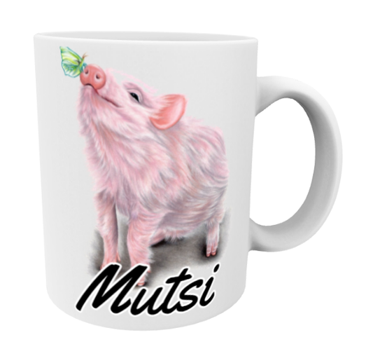 Mutsi / Possu ja Perhonen -Muki
