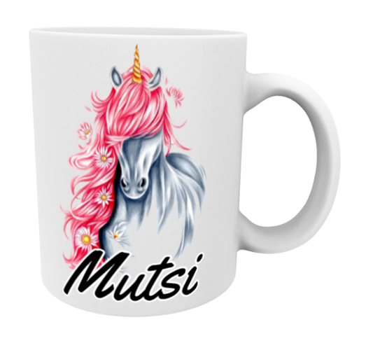 Hatt / Enhörningsrosa mugg