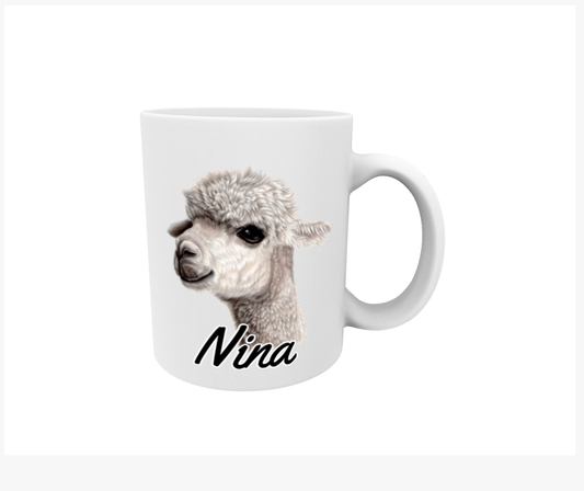 Nina / Alpacka / Lama - Namnmugg