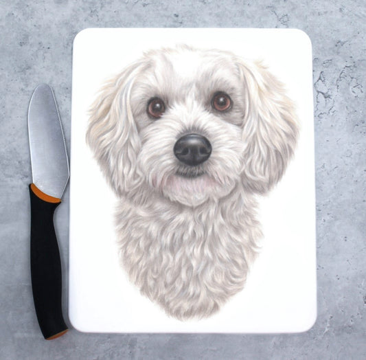 Coton De Tulear -Leikkuulauta (Koirarodut)