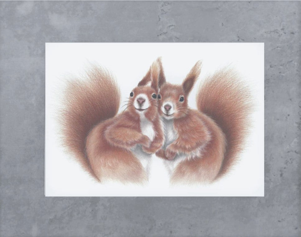 Oravapari -Postikortti