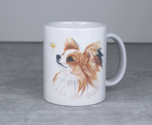 Perhoskoira Ruskea Papillon -Muki (Koirarodut)