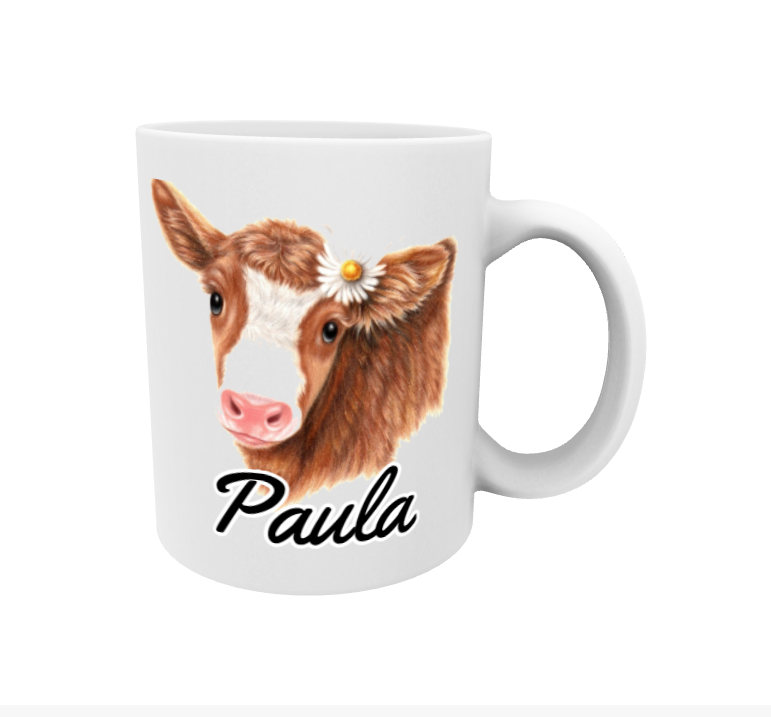 Paula / Ruskea Lehmä -Muki