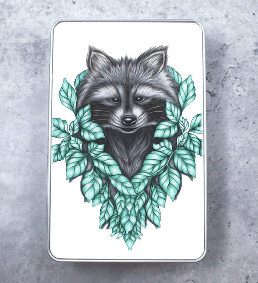 Raccoon / Raccoon Dog - Tin Box