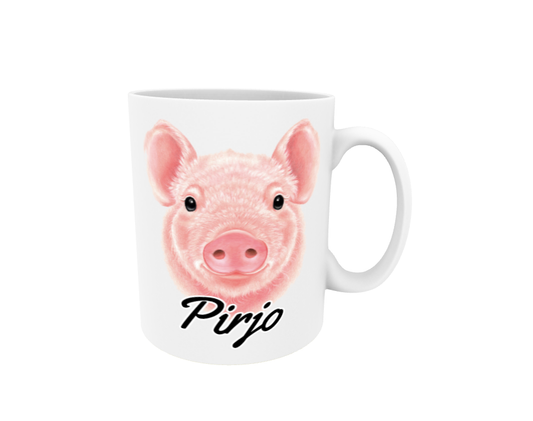 Pirjo / Pig - Name mug
