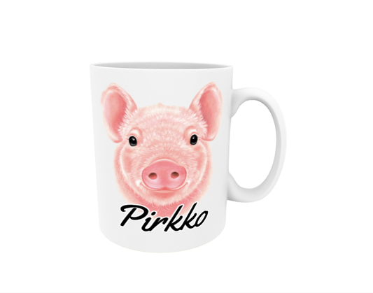Pirkko / Pig - Name mug