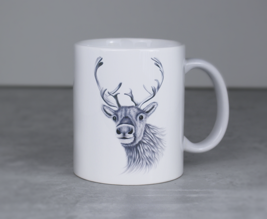 Poro Harmaa -Muki - ArtByAnnaK