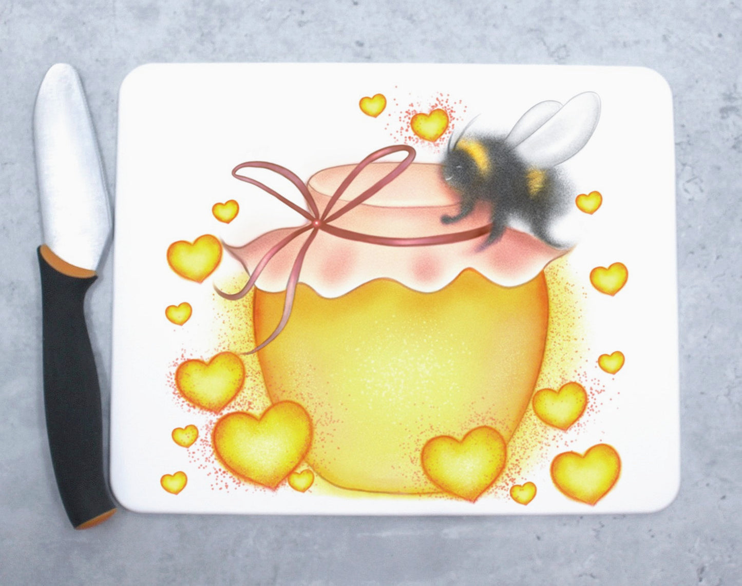 Bumblebee Honey Jar -Cutting Board