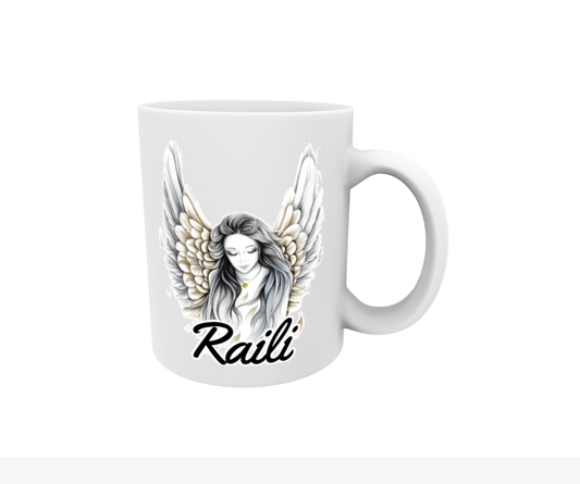 Raili / Ängel - Namnmugg