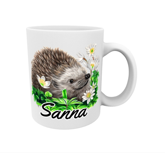 Sanna / Siili ja Kukat -Muki