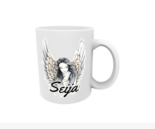 Seija / Ängel - Namnmugg