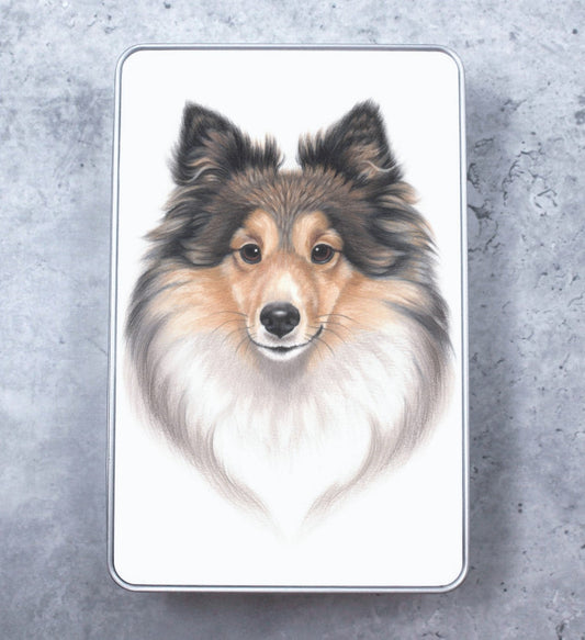 Shetland Sheepdog / Sheltie - Tin Box (Dog Breeds)