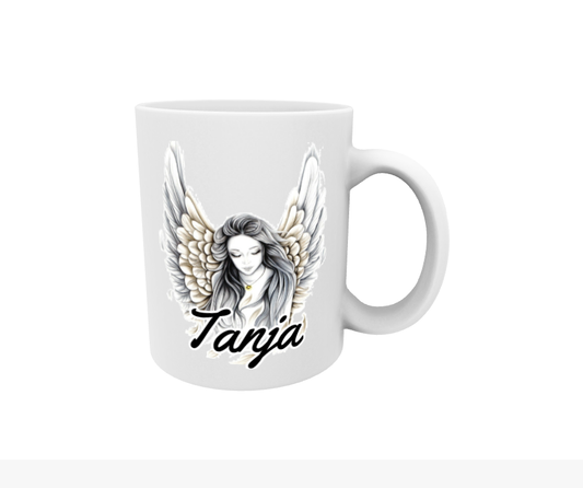 Tanja / Ängel - Namnmugg